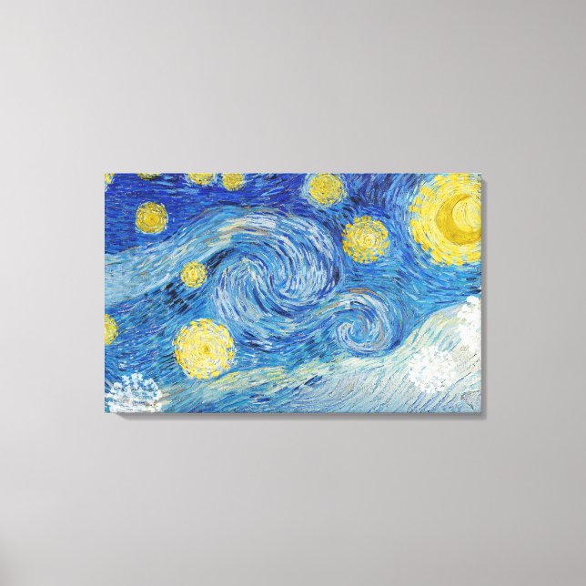 El lienzo nocturno estelar de Van Gogh (Anverso)