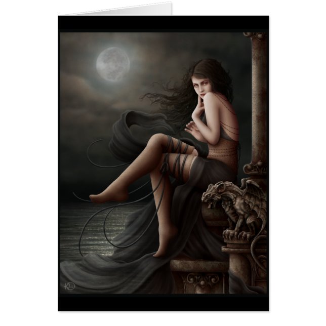 El ligar con la puesta del sol - tarjeta en blanco (Frente)