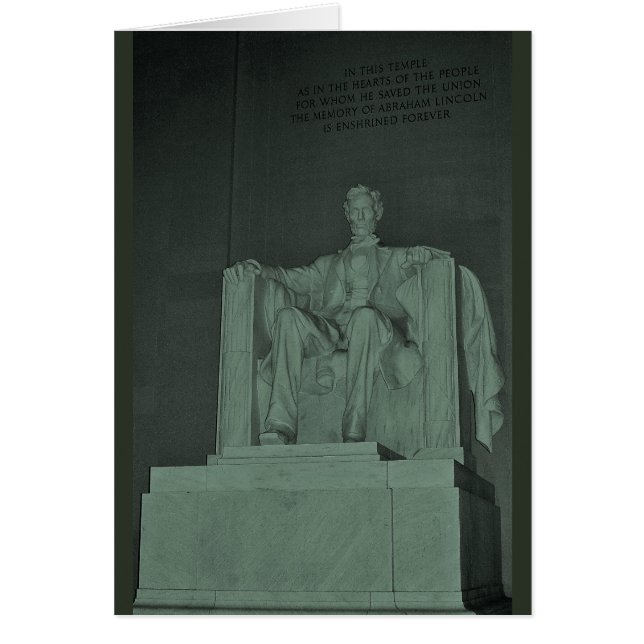 El Lincoln memorial (verde del penique) (Frente)