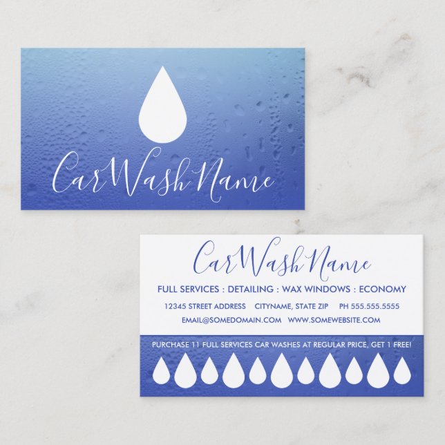 El líquido de la WASH del CAR descarta la tarjeta  (Anverso / Reverso)