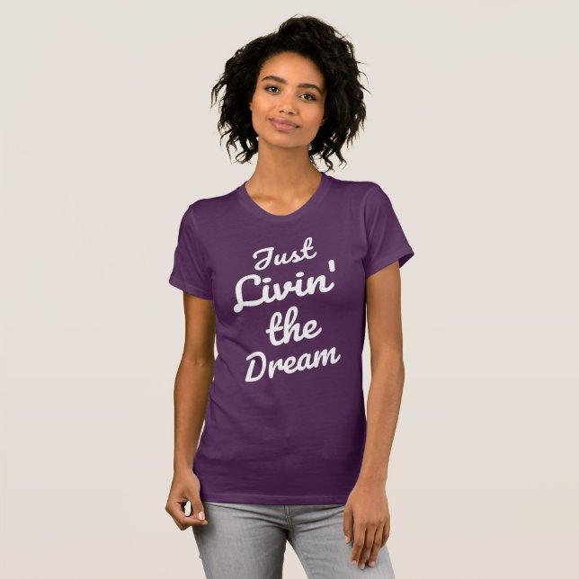 El livin de las mujeres "apenas" la camiseta ideal (Anverso completo)