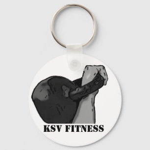 El llavero de Kettlebell en rack