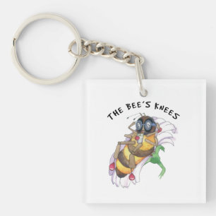 El llavero de rodillas de la abeja