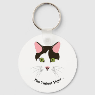 El llavero más minúsculo del logotipo del tigre