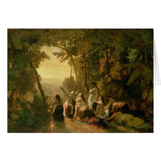 El llorar de la hija de Jephthah, 1846 (Anverso (Horizontal))
