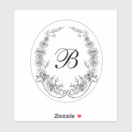 El logotipo del monograma es el Pegatina Emblem