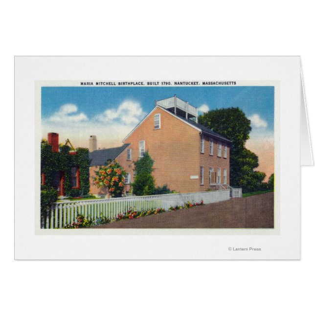 El lugar de nacimiento de María Mitchell (Anverso (Horizontal))