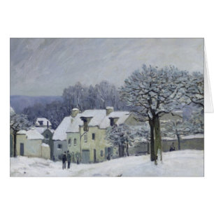 El lugar du Chenil en Margoso-le-ROI, nieve, 1876