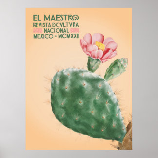 El Maestro Cactus Print | Arte Botánico Mexicano