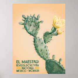 El Maestro Cactus Print | Arte Botánico Mexicano