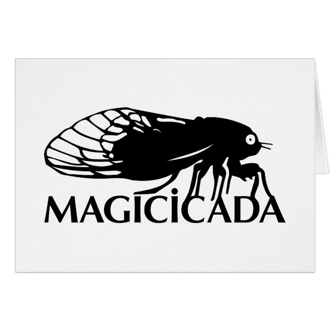¡El Magicicada - cigarra - los insectos frescos (Anverso (Horizontal))