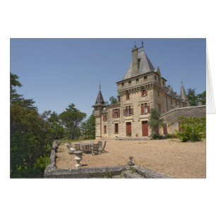 El magnífico Chateau de Pressac y jardín