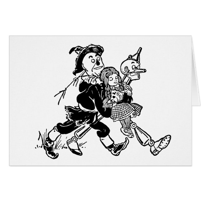 El mago de Oz vintage Dorothy durmiendo con amapol (Anverso (Horizontal))