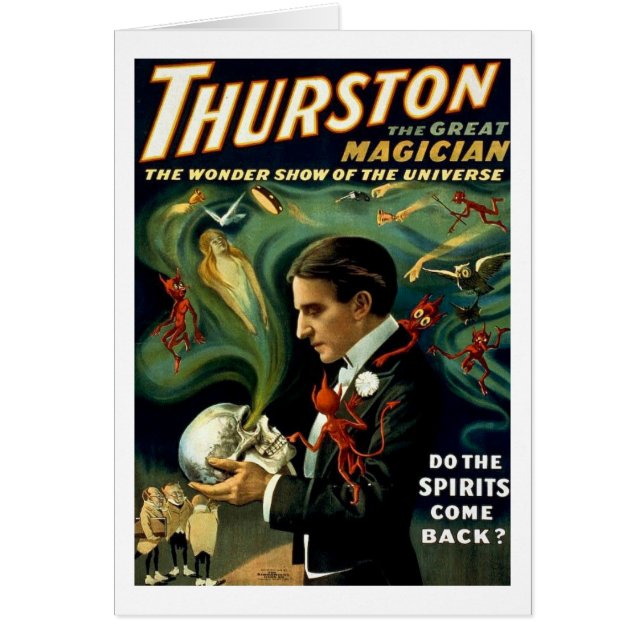 El mago famoso del mundo de Thurston - vintage (Frente)