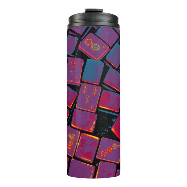 El Mah Jongg teja el vaso (Anverso)