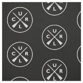 El maíz cruzado barre la tela - blanco y negro