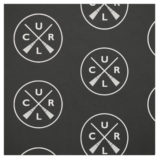 El maíz cruzado barre la tela - blanco y negro (Retal)