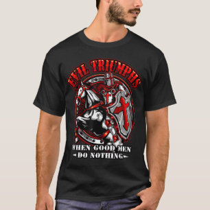 El mal de la camiseta templaria del caballero triu