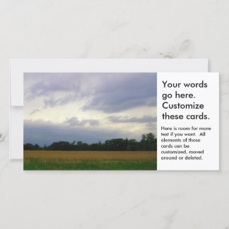 El mal tiempo que se acerca a los campos de cultiv