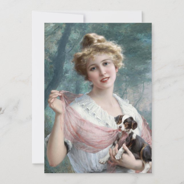 El malicioso cachorro | Émile Vernon (Anverso)