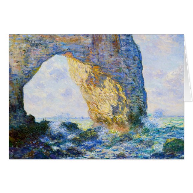 El Manneport, arco de la roca al oeste de Etretat (Anverso (Horizontal))