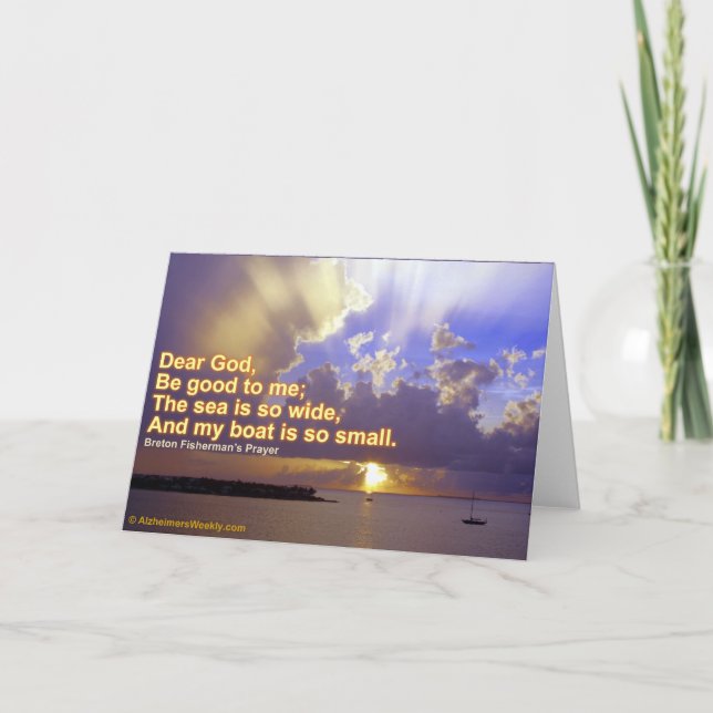 El mar es una tarjeta de felicitación tan grande (Anverso)