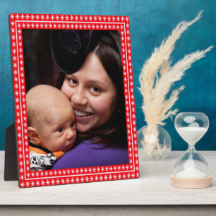 El marco rojo de las estrellas blancas imagen de s