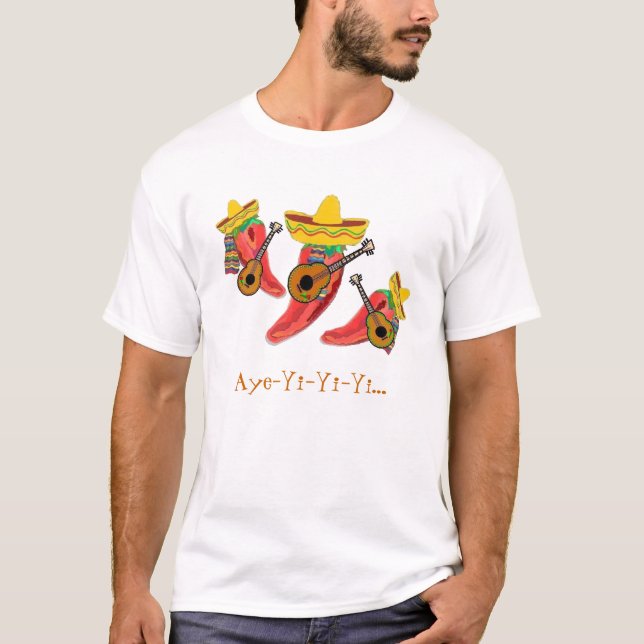 El Mariachi mexicano congriega la camiseta (Anverso)