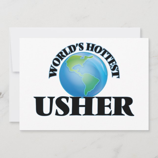 El más caliente úsher del mundo (Anverso)