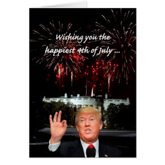 el más feliz el 4 de julio de Donald Trump