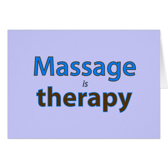 El masaje es terapia (Anverso (Horizontal))