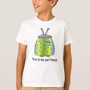 El mascota Peeve la camiseta