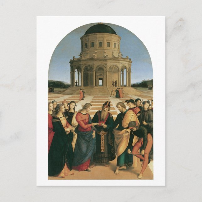 El matrimonio de la Virgen - Tarjetas postales de  (Anverso)