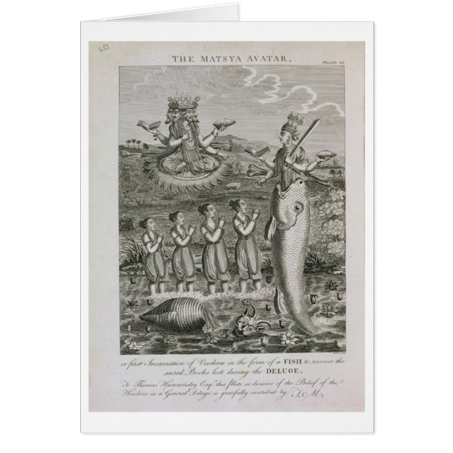 El Matsya Avatar, o la primera encarnación de la (Frente)