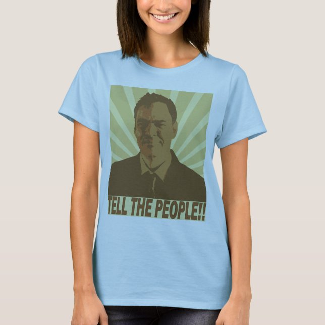 El MaxKeiser "dice a la gente!!" Camiseta de (Anverso)