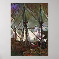 El Mayflower 2 en arte A.I. caprichoso