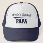 El mayor gorra de papá del mundo<br><div class="desc">¡Muéstrale a papá cuánto lo amas con el mejor gorra de papá del mundo! También disponible en cualquier camisa de estilo o sudadera.</div>