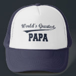 El mayor gorra de papá del mundo<br><div class="desc">¡Muéstrale a papá cuánto lo amas con el mejor gorra de papá del mundo! También disponible en cualquier camisa de estilo o sudadera.</div>