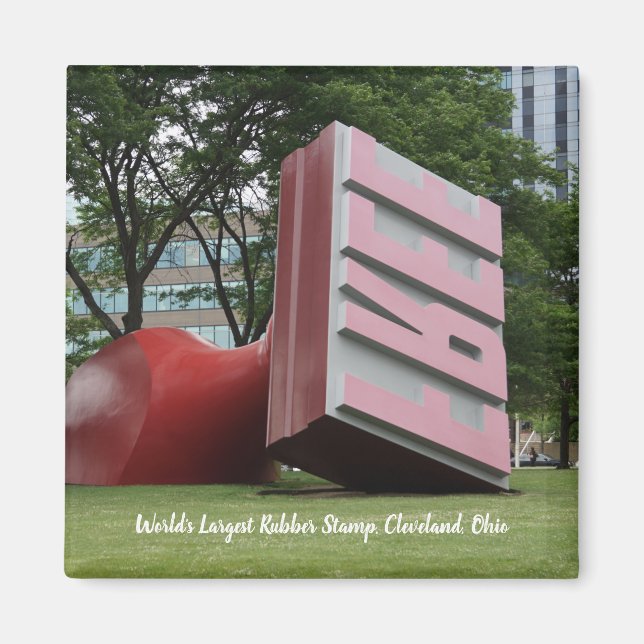 El mayor imán de refrigerador de sellos de goma de (Frente)