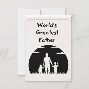El mayor padre del mundo   tarjeta del día del pad