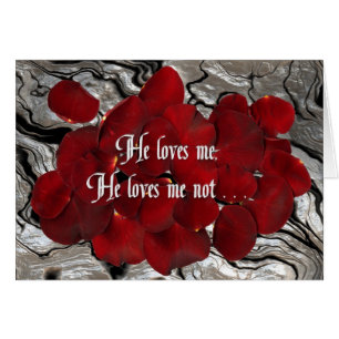 Él me ama, él me ama no