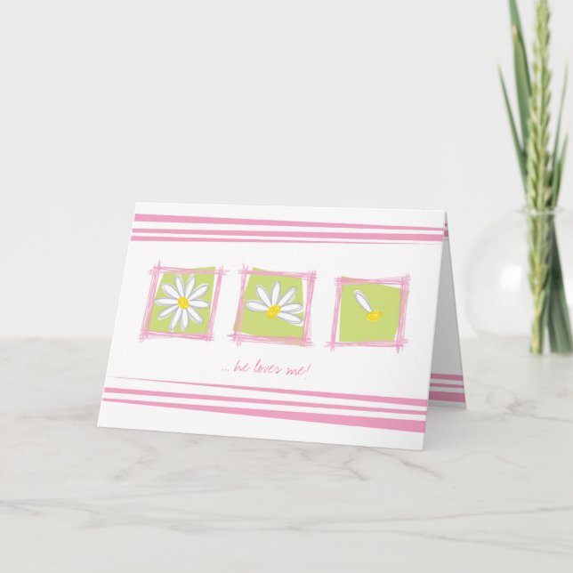 "Él me ama" invitación nupcial de la ducha (Anverso)