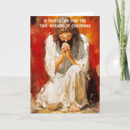 Él me defiende la tarjeta de Navidades de mi causa