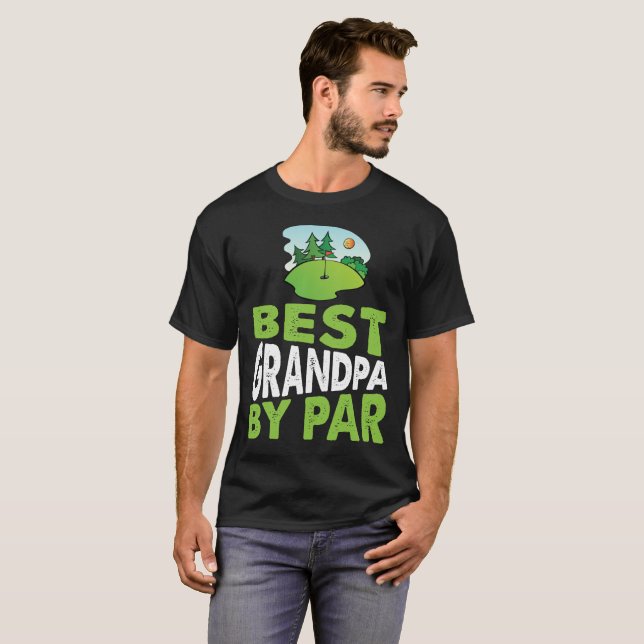 El mejor abuelo por la camisa del golf del par (Anverso completo)
