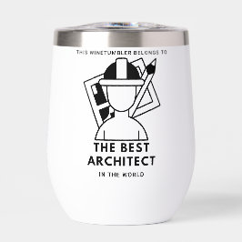 El Mejor Arquitecto del Mundo Nombre Personalizado