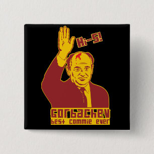 El mejor botón del Commie de Gorbachev nunca