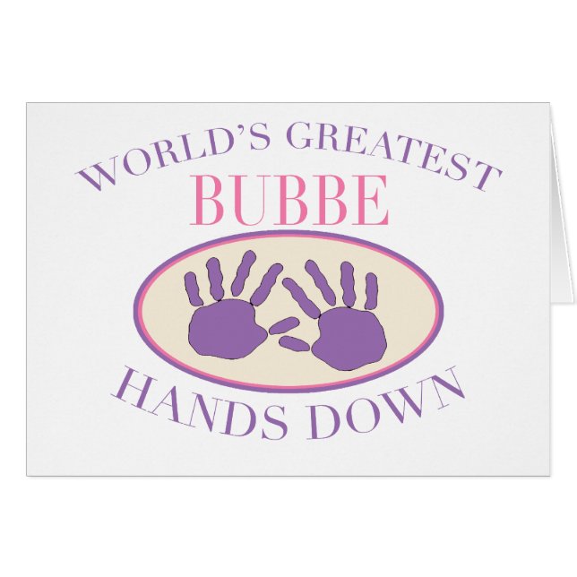 El mejor Bubbe impone la camiseta (Anverso (Horizontal))