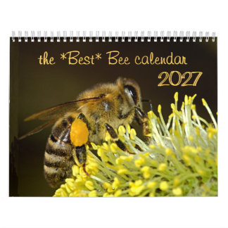 El mejor calendario de abejas 2027 con fotos y des