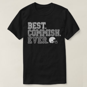 El mejor Commish nunca: Camiseta del fútbol de la