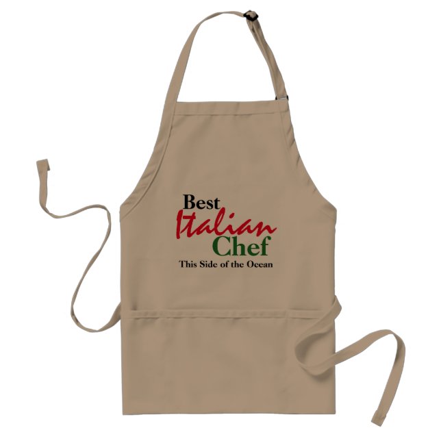 El mejor delantal italiano del cocinero (Frente)